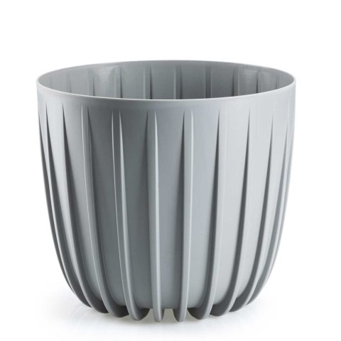 Donica Stripped niska szara 24xh21 cm