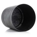 Donica z podstawką Azalea recykling czarny beton 22 cm