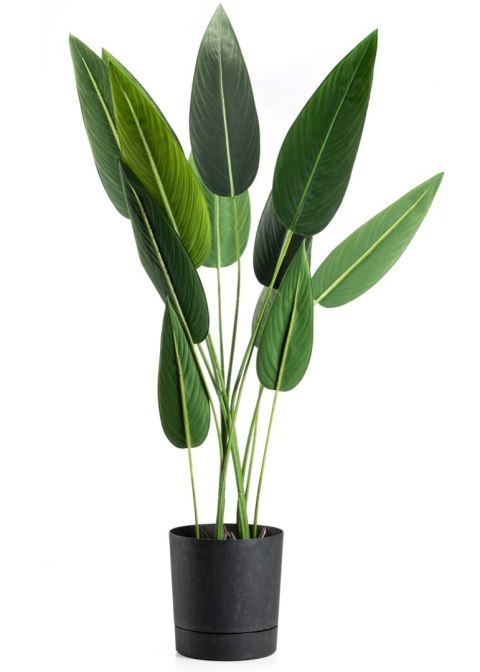 Donica z podstawką Azalea recykling czarny beton 22 cm