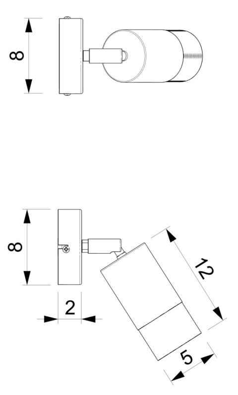Lampa Sufitowa Spot LINK Beżowy 1xGU10