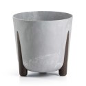 Donica Moss recykling szary beton 26xh25 cm