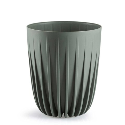 Donica Stripped recykling szarozielona h23x19 cm