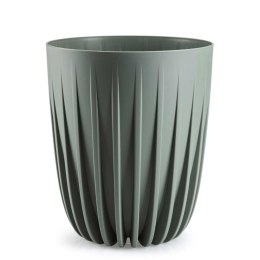 Donica Stripped recykling szarozielona h30x25 cm