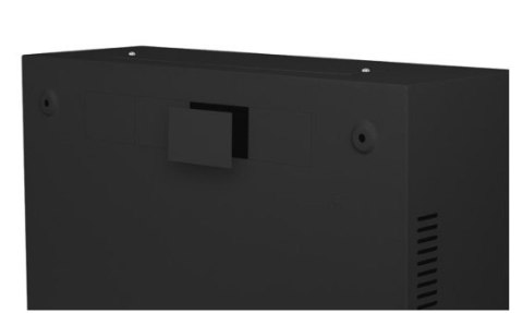Szafa instalacyjna rack wisząca 19 cali 6U+3U 540x200 niskoprofilowa (złożona) czarna