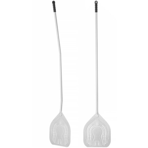 Łopata do pizzy Arena kwadratowa perforowana z wygiętym uchwytem 350 x 1840 mm