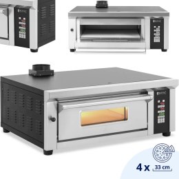 Piec do pizzy elektryczny z szamotem na 4 pizze śr. 33 cm 230 V 4200 W