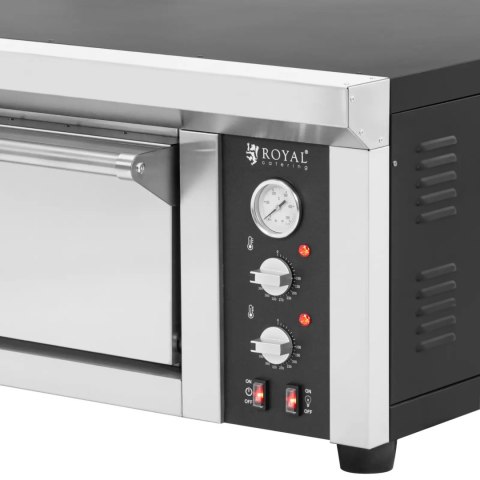 Piec do pizzy elektryczny z szamotem na 6 pizz śr. 33 cm 400 V 6600 W