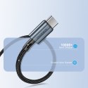 Kabel przewód USB-C - USB-C PD 60W w oplocie XCC-1014 - szary