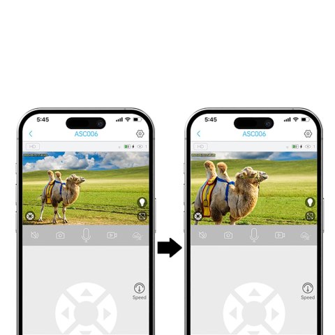 Kamera solarna inteligentna PTZ 4G LTE z panelem słonecznym 5W ASC006-4G - biała