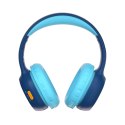 Słuchawki bezprzewodowe KH02 Bluetooth dla dzieci bezpieczne z kontrolą głośności - niebieskie