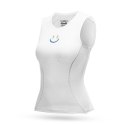 Koszulka kamizelka rowerowa tkanina 3D damska szybkoschnąca XL / XXL - biała