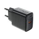 Ładowarka sieciowa A104 GaN USB-C PD SFC 25W - czarna