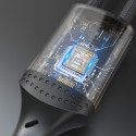 Kabel przewód z oplotem L3CC USB-C - USB-C 60W 2m - czarny