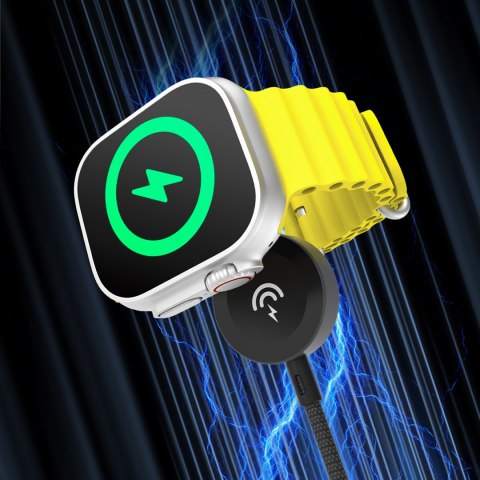 Ładowarka indukcyjna A12C do Apple Watch 1.2m - czarna