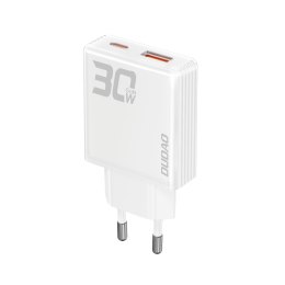 Ładowarka sieciowa GaN A30EUL 30W USB-A USB-C - biała