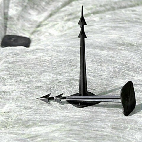 SZPILKI GROTY KOŁKI DO AGROWŁÓKNINY OBRZEŻY PALISAD HARPOON PEG 12,5CM 50SZT