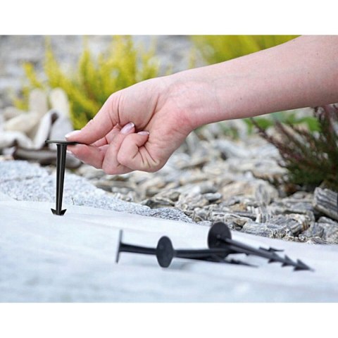 SZPILKI GROTY KOŁKI DO AGROWŁÓKNINY OBRZEŻY PALISAD HARPOON PEG 12,5CM 50SZT
