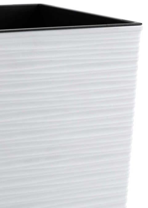 Donica Flore Riflo biała h30x30 cm