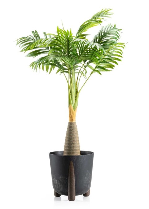 Donica Moss recykling czarny beton 26xh25 cm