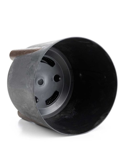 Donica Moss recykling czarny beton 26xh25 cm