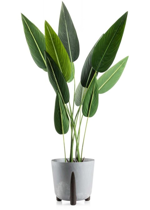 Donica Moss recykling szary beton 30xh28,5 cm