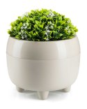 Donica na nóżkach botanica beżowa 23xh18 cm