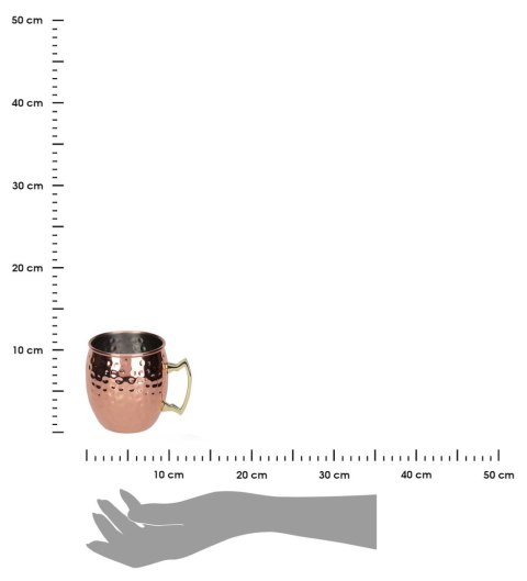 Stalowy kubek w kolorze miedzianym 500ml