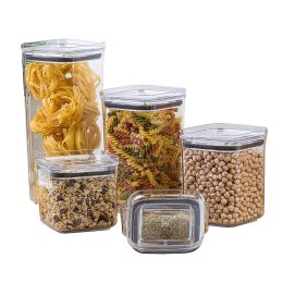 Zestaw 5 pojemników na żywność 0,25-1L