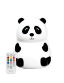 Panda Lampka Silikonowa z Pilotem Biała
