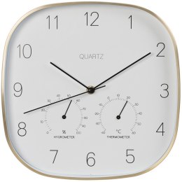 Zegar ścienny z termometrem i higrometrem 28,5 cm