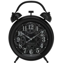 Duży zegar stołowy z mechanizmem kół zębatych h39 cm