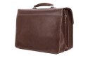 Big torba skórzana biznesowa TC8 BROWN