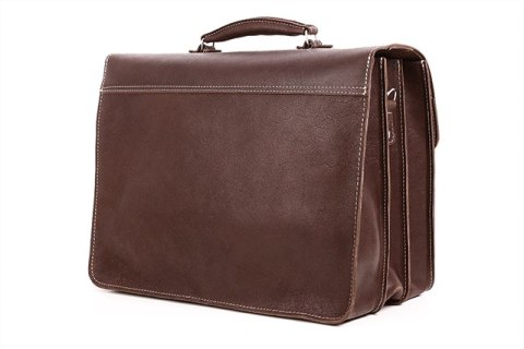 Big torba skórzana biznesowa TC8 BROWN