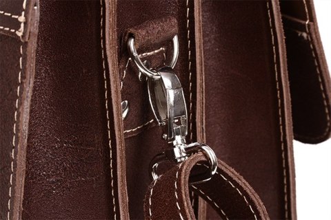 Big torba skórzana biznesowa TC8 BROWN