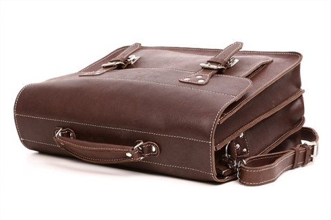 Big torba skórzana biznesowa TC8 BROWN