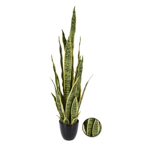 Kwiat sztuczny Sanseviera w donicy 92 cm