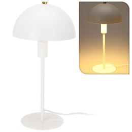 Lampa metalowa w kształcie grzybka biała 36 cm