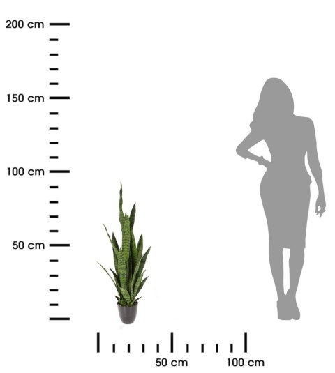 Sztuczna Sanseviera w donicy 92 cm