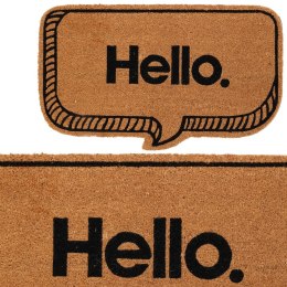 Wycieraczka z włókna kokosowego Hello