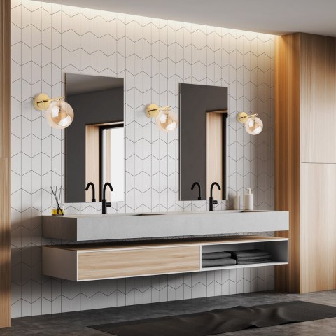 Kinkiet ścienny ESTERA Złoty 1xG9