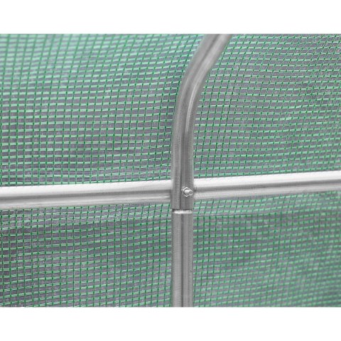 SZKLARNIA TUNEL OGRODOWY 200x350x200CM PE KONSTRUKCJA STAL ZIELONA