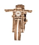 Drewniane Puzzle 3D - Motocykl Cafe Racer