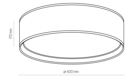 Lampa Sufitowa BILBAO Złoty Beż 4xE27