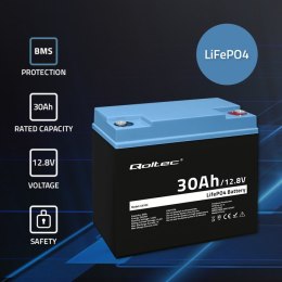 Akumulator LiFePO4 | 12.8V | 30Ah | 384Wh | BMS