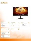Monitor Q27G4XF 27 cali 180Hz Fast IPS HDMI DP HAS