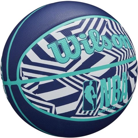 PIŁKA DO KOSZYKÓWKI WILSON NBA DRV PLUS DAZZLE CAMO BSKT INDIGO R.6