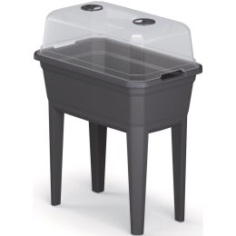SZKLARNIA STOJĄCA ROZSADNIK RESPANA SET ECOLINE 59,6x36,8x75,3CM ANTRACYT