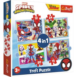 Puzzle - 4w1 (12, 15, 20, 24) - Ekipa Spiday