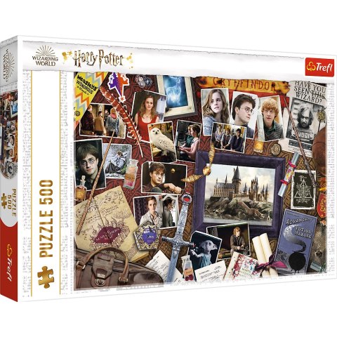 Puzzle - 500 - Harry Potter - Pamiątki z Hogwartu - Trefl 37400