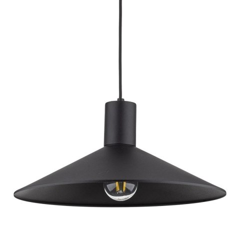 Lampa Wisząca JUMP Czarny Metalowy Klosz 1xE27